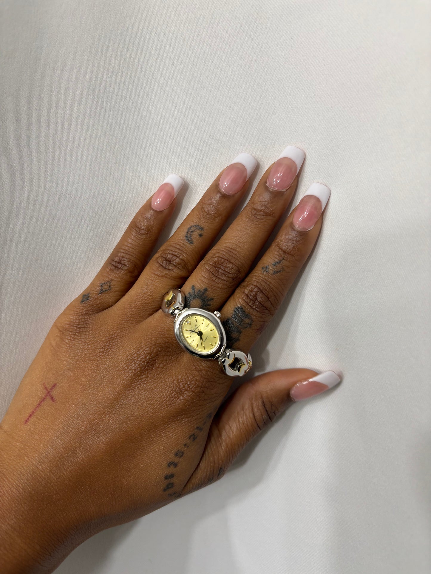 Kathie Lea Quartz Double Ring